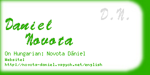 daniel novota business card